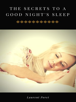 cover image of The secrets to a good night's sleep